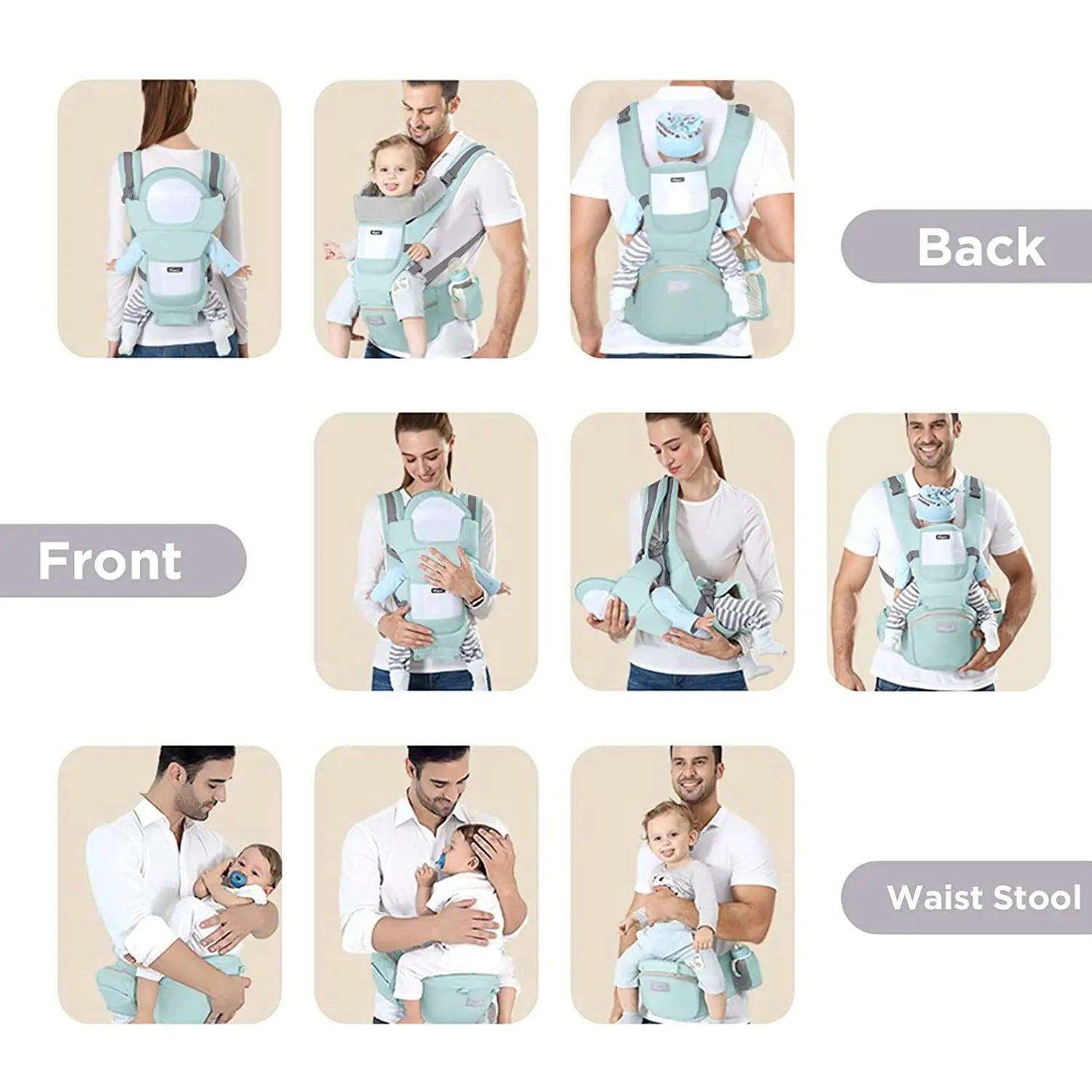 9-in-1 baby carrier