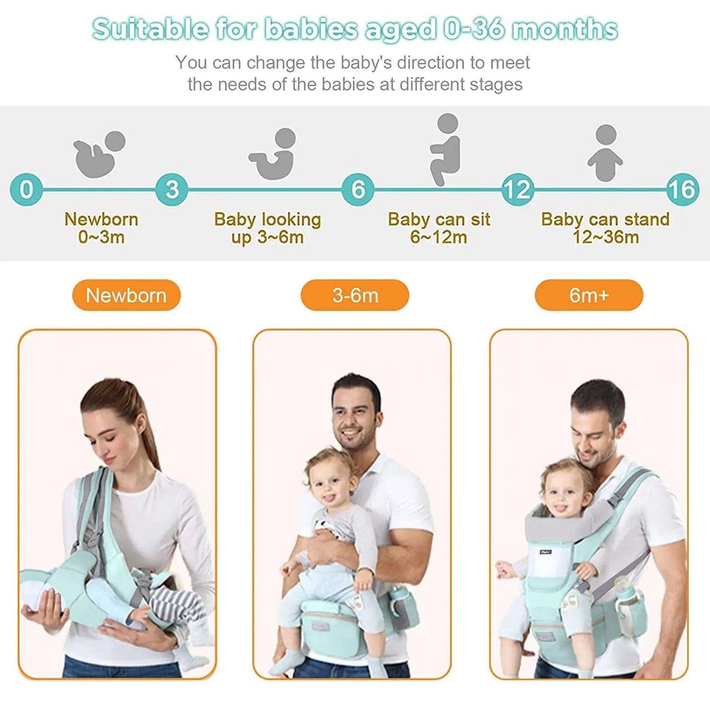 9-in-1 baby carrier