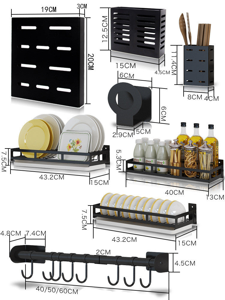 Modern Wall-Mounted Cookware Rack