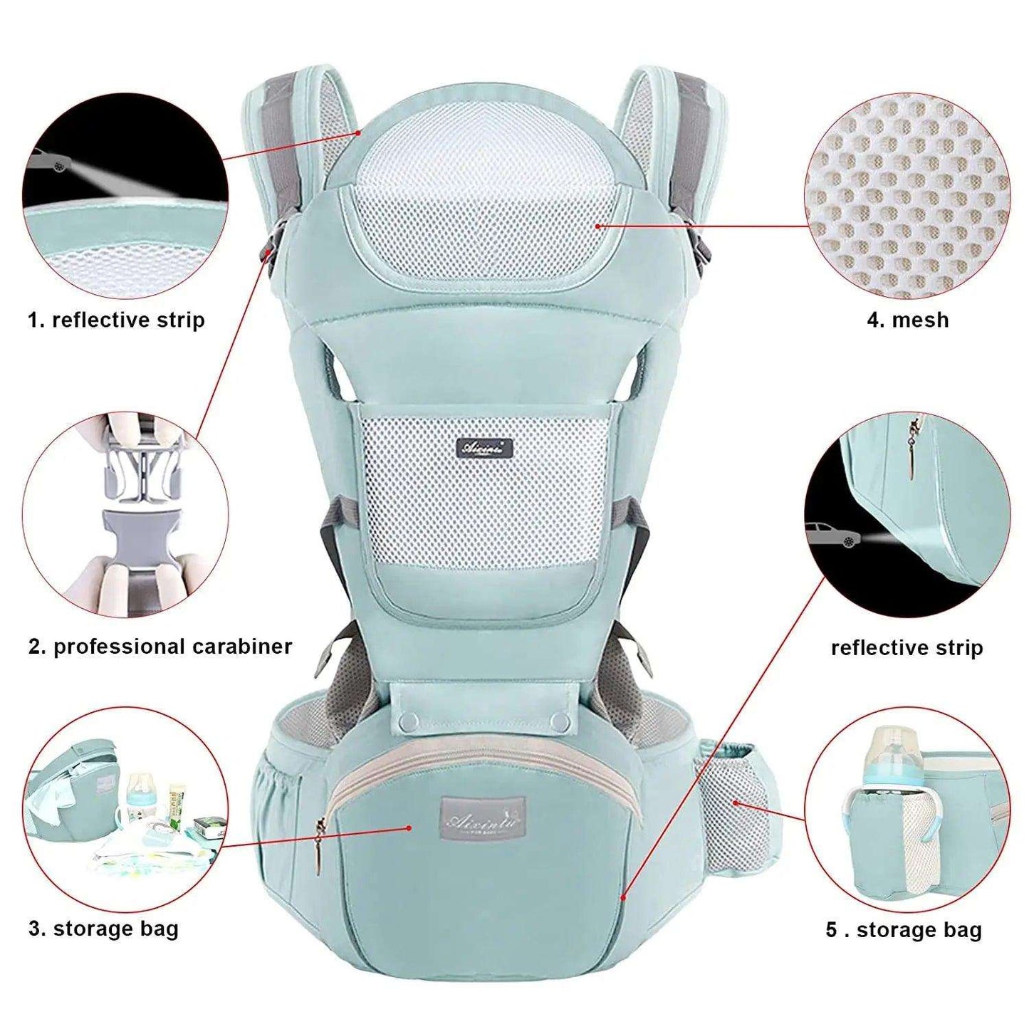 9-in-1 baby carrier