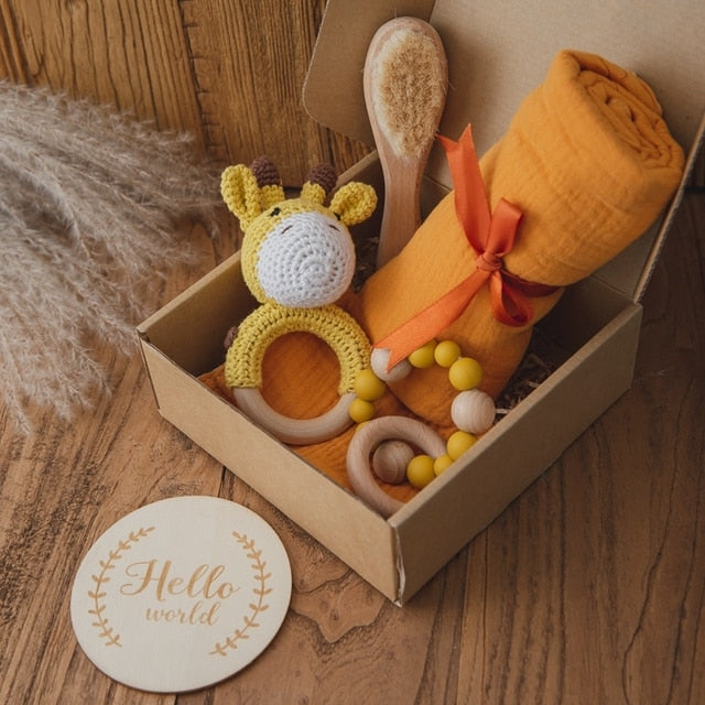 baby feeding tableware box set rattle set3